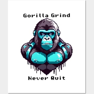 Gorilla Grind - Never Quit Posters and Art